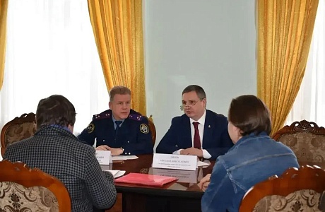 Состоялся личный прием Уполномоченного по защите прав предпринимателей в Пензенской области Михаила Лисина совместно с руководителем регионального следственного управления СК России Владимиром Игнатенковым